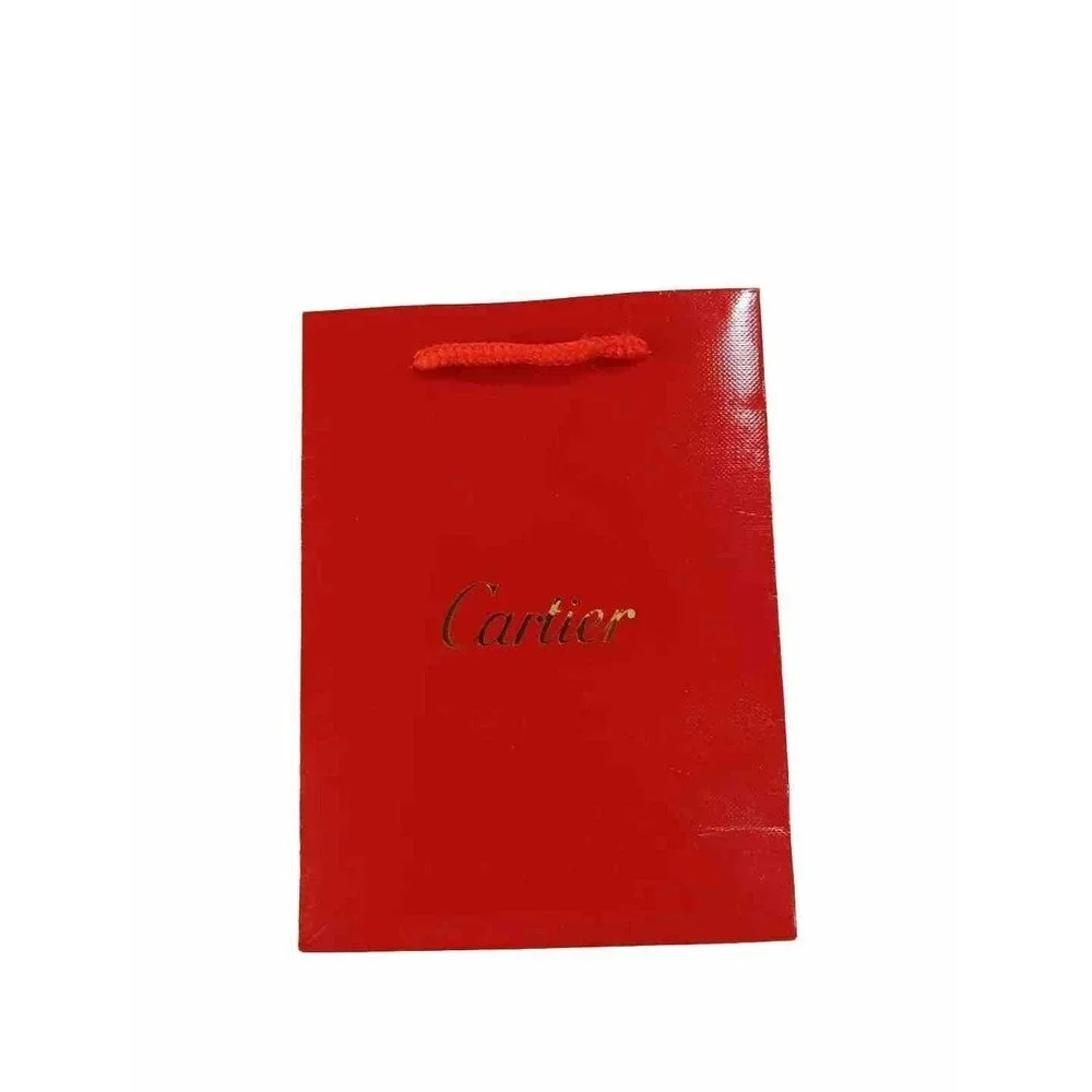 Cartier Red Gift & Shopping Empty Bag Only - H 6